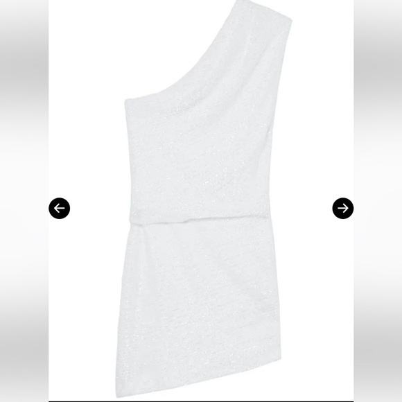 IRO Paris Haidi One Shoulder Sequin Mini Dress NWT - Picture 2 of 9